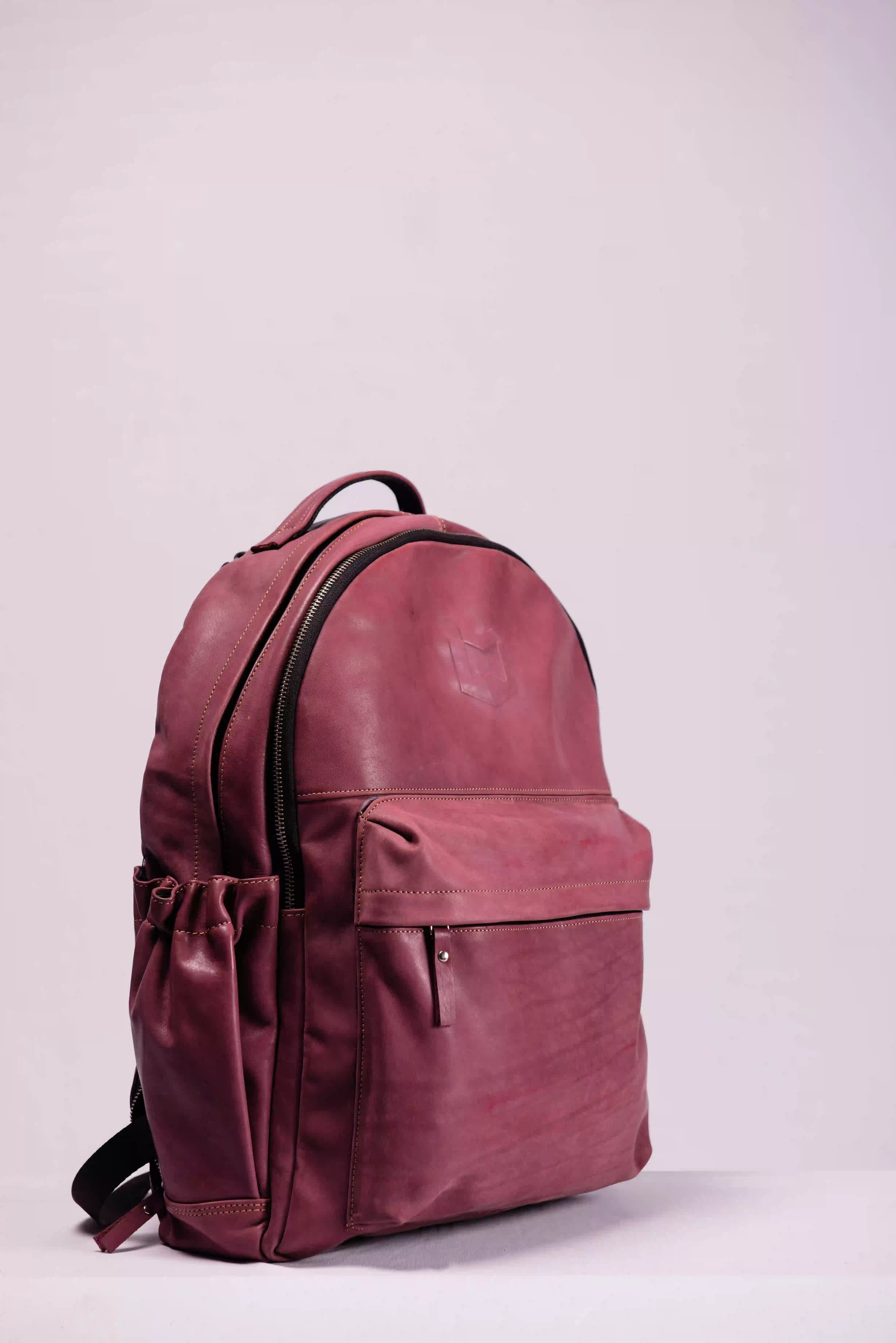 Mochila de cuero
